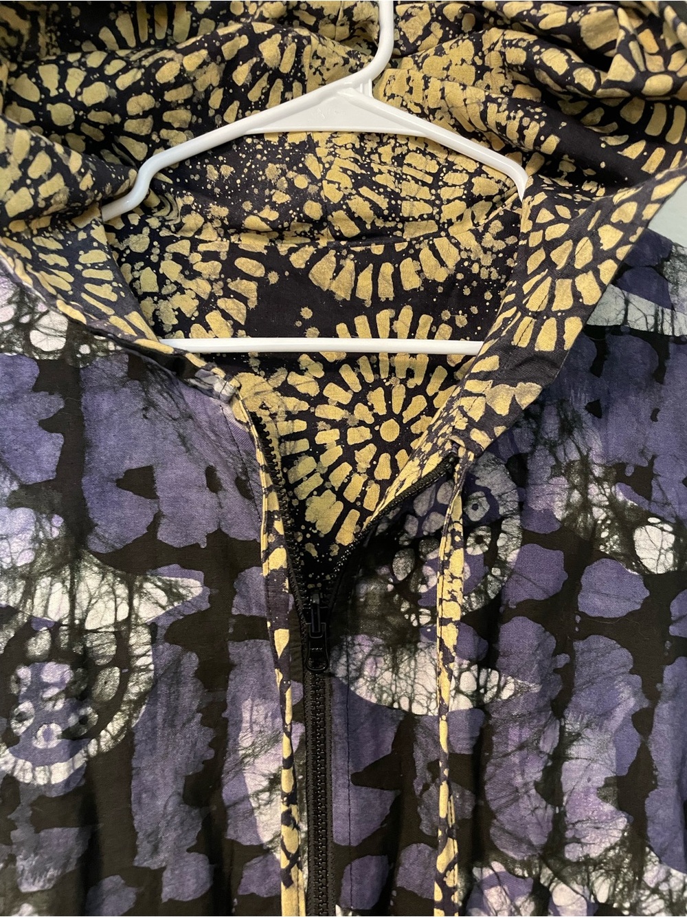 Reversible Handmade Wild Print Bohemian Streetwear Festival Jacket Size L/XL - Picture 2 of 9